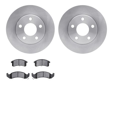 DYNAMIC FRICTION CO 6502-52066, Rotors with 5000 Advanced Brake Pads 6502-52066